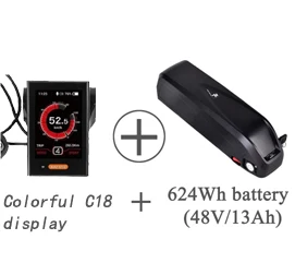 ЕС NZ CA нет налога! 48V 750W Bafang BBS02B середине приводной двигатель комплект для переоборудования электрического велосипеда с 13Ah/15Ah Электрический велосипед Батарея - Цвет: C18 48V 13Ah