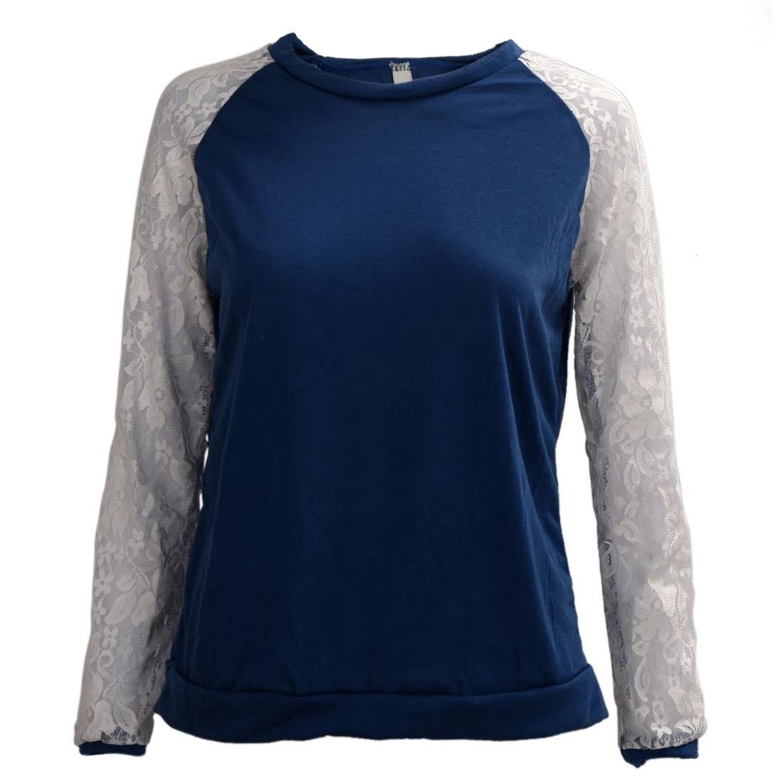 

Women's Casual Lace Crochet Long Sleeve Sweatshirt Blouse Tops