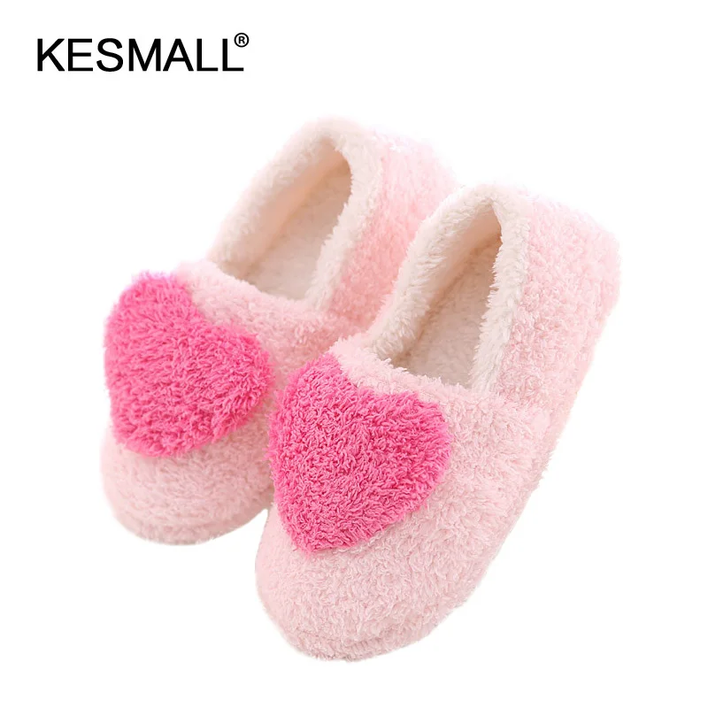 

Slipper women Lovely Ladies Home Floor Soft Women indoor Slippers Outsole Cotton-Padded Shoes Female Cashmere Warm Casual Shoes