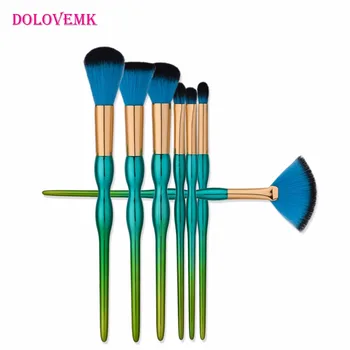 

Dolovemk 7Pcs/Set Makeup Brushes Set Multi-purpose Foundation/Contouring/Concealer/BB Cream Brushes