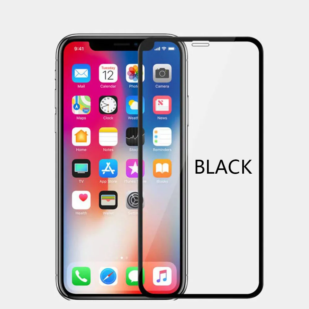 Защитная пленка на весь экран для iPhone 5 5S SE 6 6s Plus защитная 7 8 X XR XS Max|Защитные стёкла