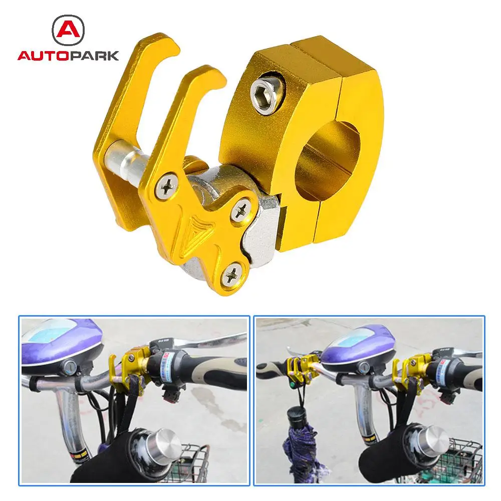 

7/8" 22mm CNC Aluminum Motorcycle MOTO Handlebar Luggage Helmet Bag Hanger Hook Universal Holder