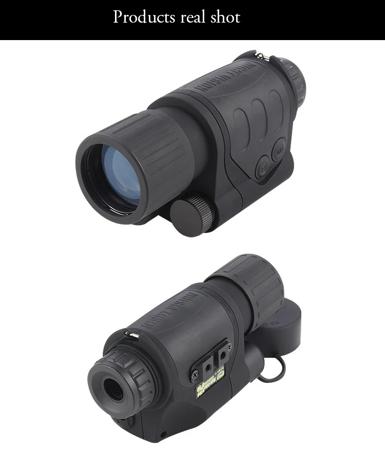 Kit de Montagem Ziyouhu Visão Noturna Caça Monocular 1x24 Cabeça Compacto Multi-tarefa Escopo Embutido ir 5 multi-tarefa caça escopo embutido ir