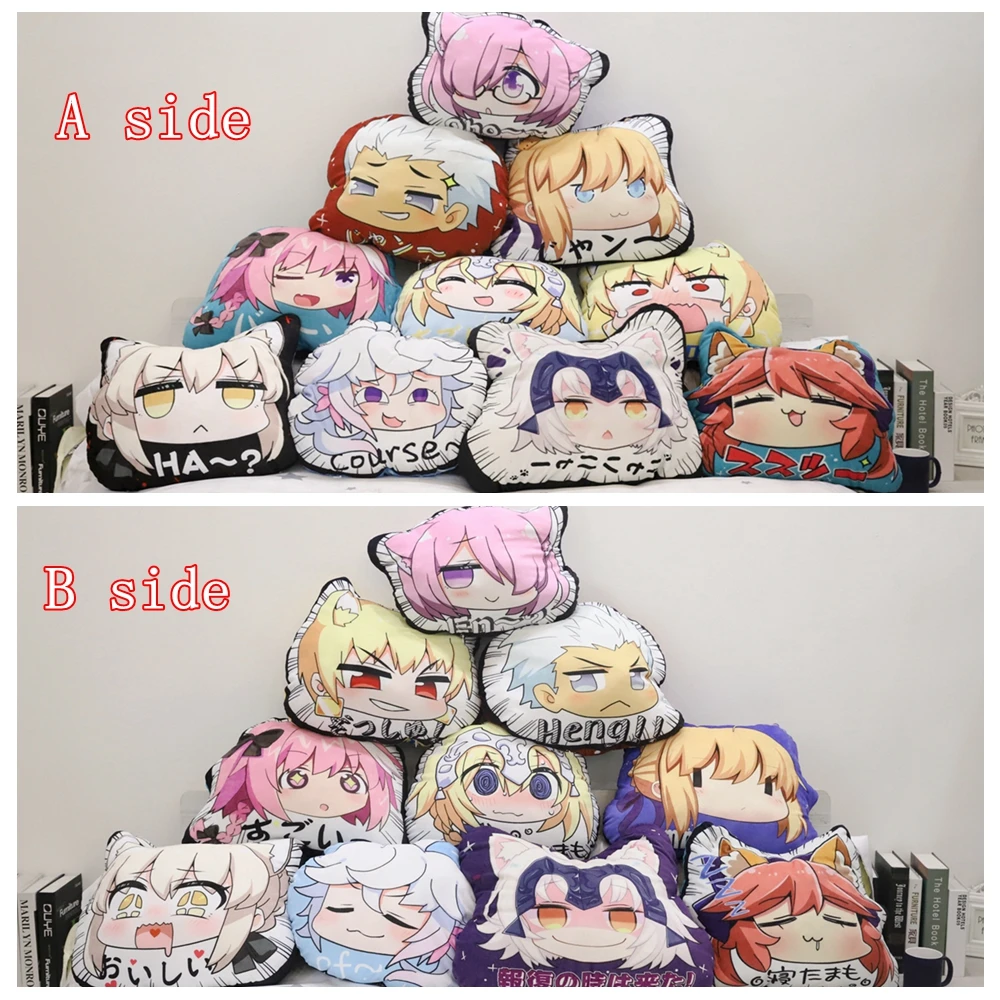 Аниме JK Fate Grand Order FGO Saber Alter Jeanne dArc Astolfo Tamamo no Mae Emiya Merlin Gilgamesh Косплей плюшевая кукла