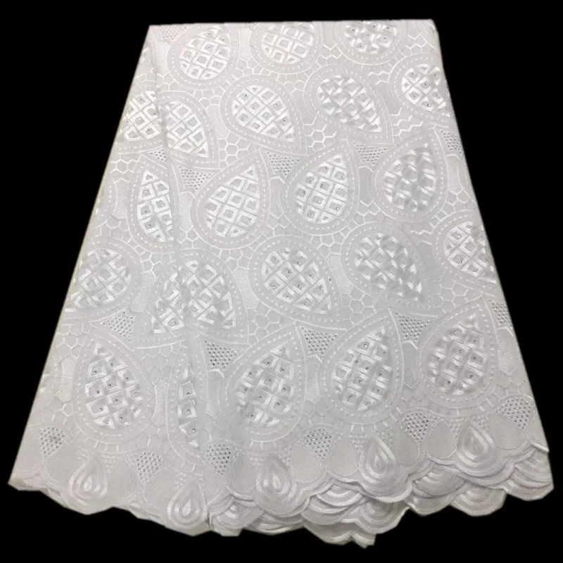 White 2018 High Quality Swiss Voile Laces African Swiss Voile Lace