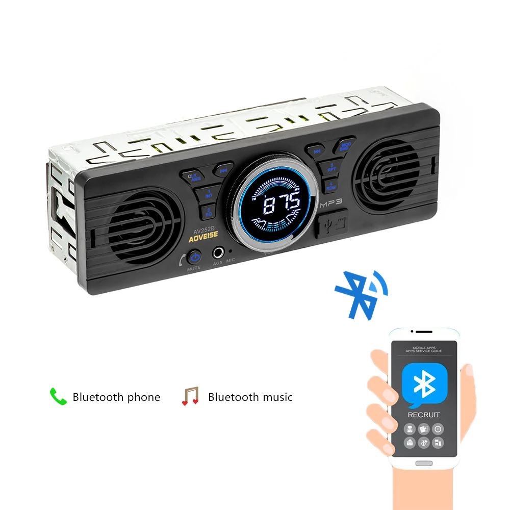 AMPrime 1din Car radio Universal 1 DIN 12V FM MP3 Bluetooth Autoradio Hands-free Call Auto with loud Speaker In-dash Car Stereo AMPrime 1din Car radio Universal 1 DIN 12V FM MP3 Bluetooth Autoradio Hands-free Call Auto with loud Speaker In-dash Car Stereo