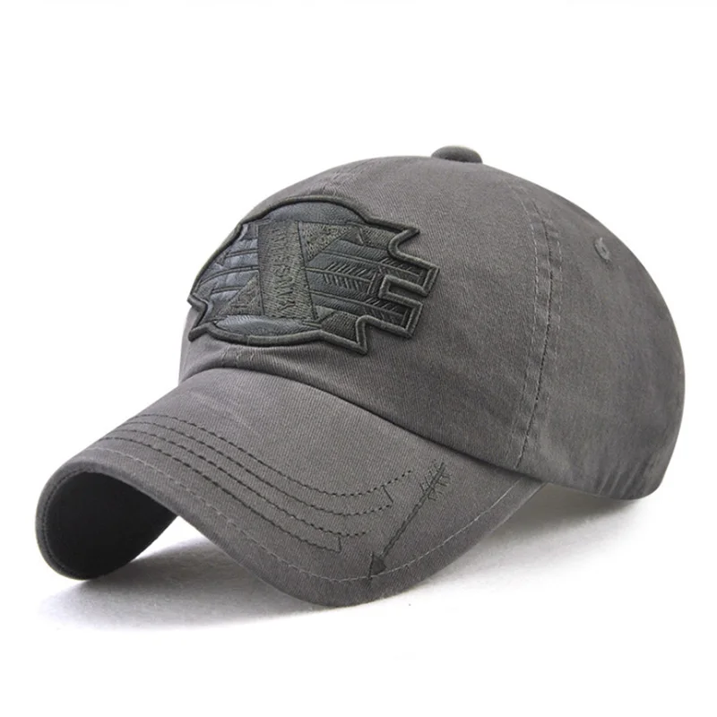 [AETRENDS] бейсбольная кепка с 3D вышивкой, Мужская Черная кепка, уличная баскетбольная спортивная мужская Кепка, Z-6032 - Цвет: Gray