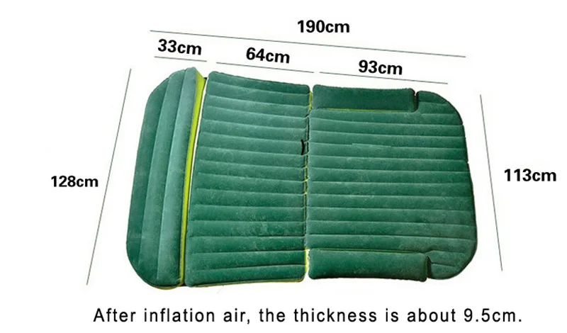 Outdoor Camping Travel Bed Moisture-proof Pad SUV Car Self-driving Tours Inflatable Mattress-Seat I