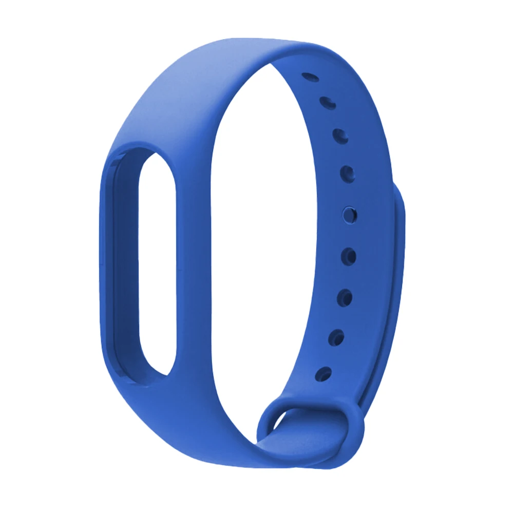 Двухцветный ремешок для Mi Band 2 аксессуары сменный силиконовый на запястье смарт