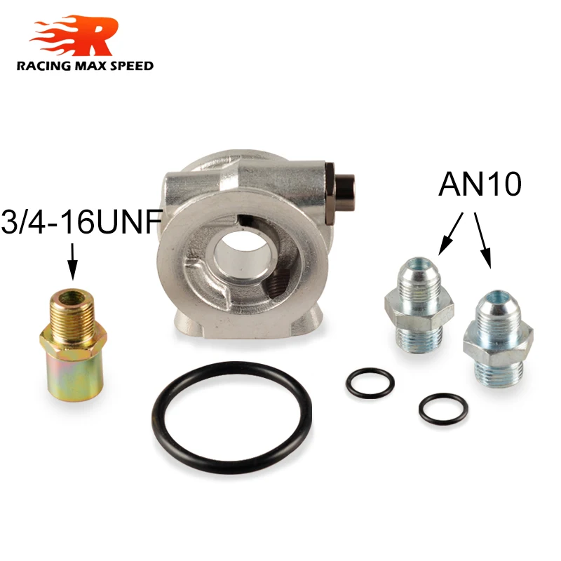 3/4-16 UNF сэндвич масло пластины+ термостат адаптер AN8 AN10 для установки выберите