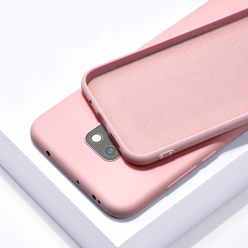 

Microfiber Liquid Silicone Case for HUAWEI Nova 4 3 3i P30 P20 Lite Mate 20 Pro P10 P8 Lite 2017 Soft TPU Protector Cover