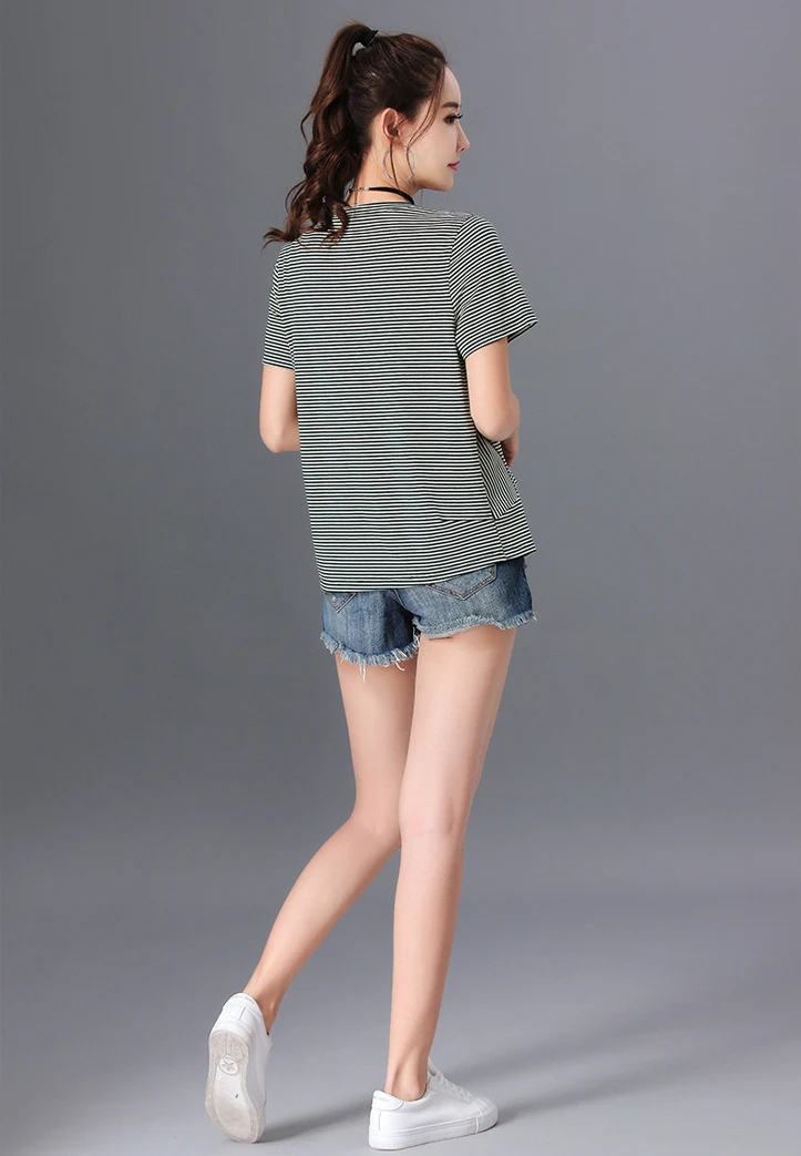 t shirt T1039 army green-3