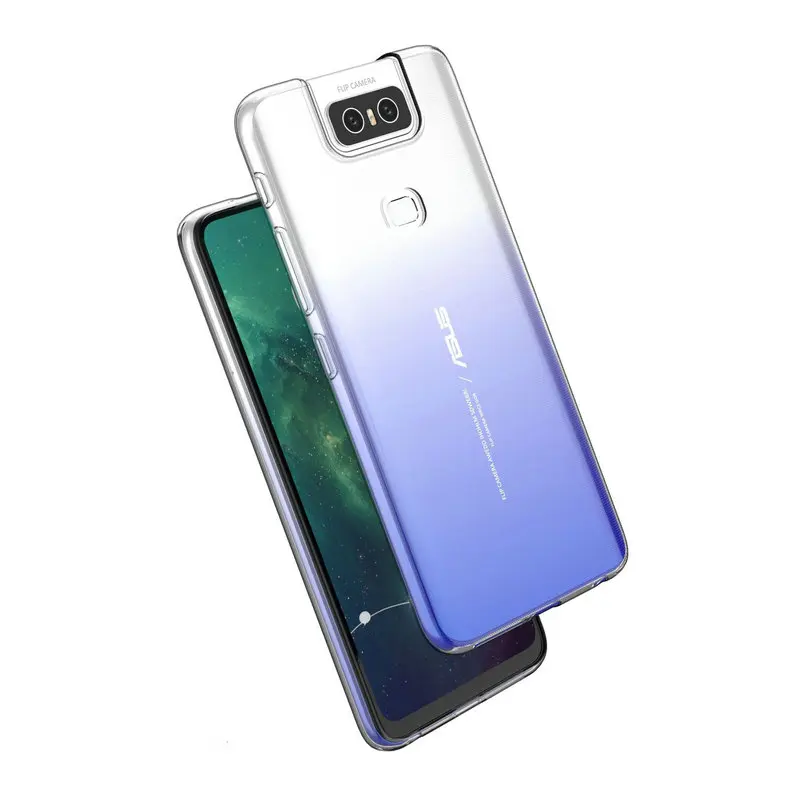 Прозрачный натуральный чехол для телефона Asus Zenfone 6 ZS630KL I01WD 6z 2019 тонкий защитный