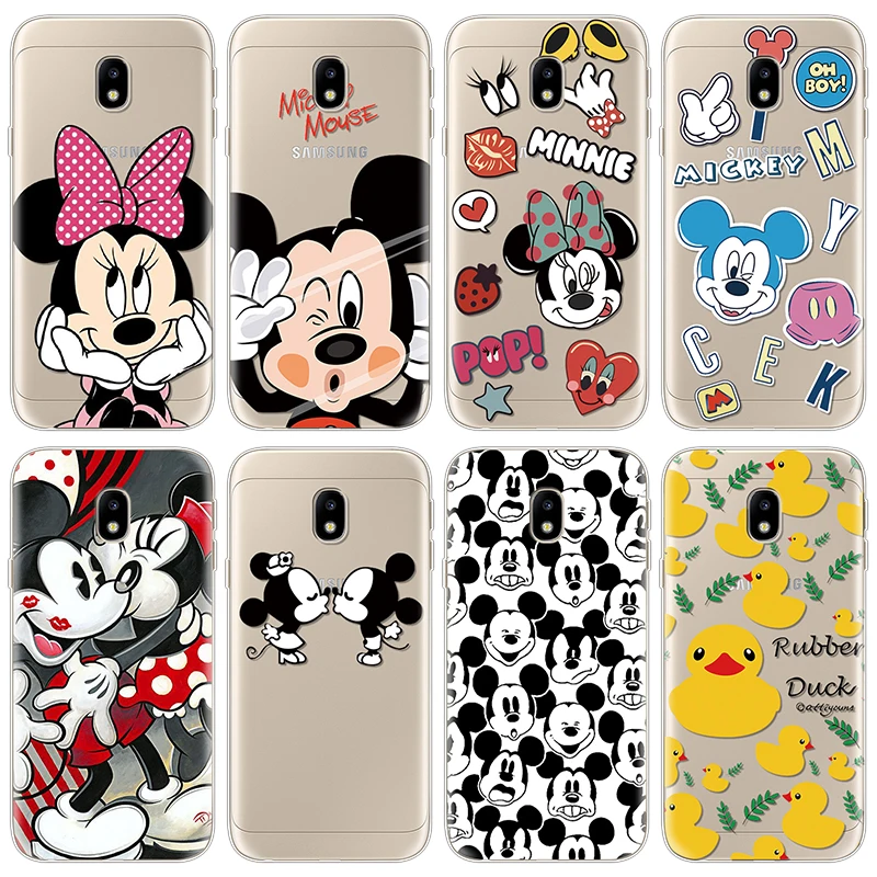 Cases for Samsung Galaxy J3 2016 J320 Case Minnie Mickey Cartoon Rubber Cover FOR Coque Samsung J3 2017 J330 Case Soft TPU Thin