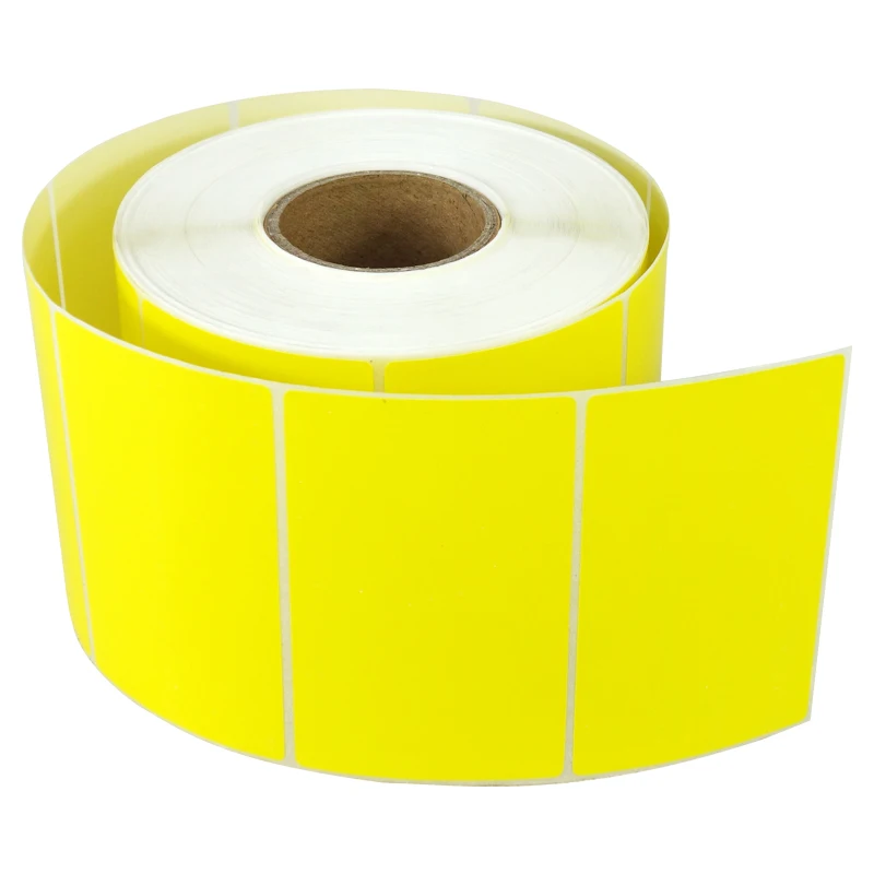1 Roll Warna Thermal Stiker Label 80 Mm X 50 Mm Biru Hijau Ungu Orange Kuning Coklat Warna Warni Label Untuk Printer Zebra