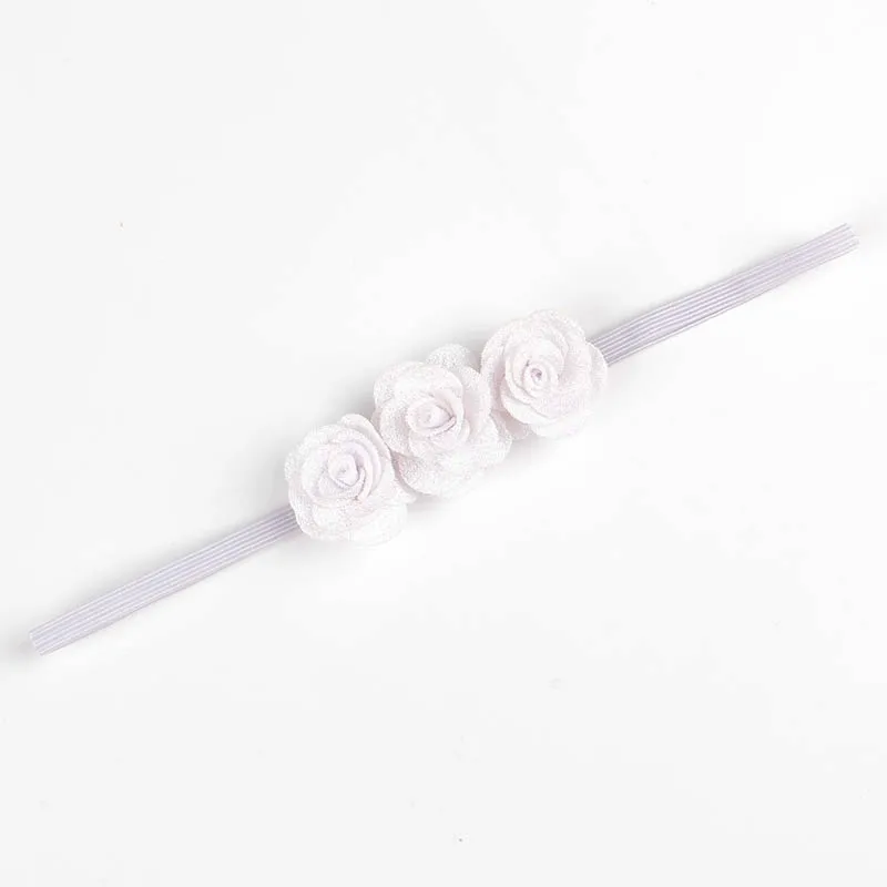 Fashion Chic Mini Rose Flower Baby Girl Headband Artificial Rose Flowers Headwear Hair Accessories Photography props baby headband