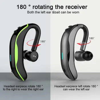 

Business Bluetooth Headset Wireless Handsfree Office Earphones Headphones With Mic Voice Control for Driving Work Business Trave