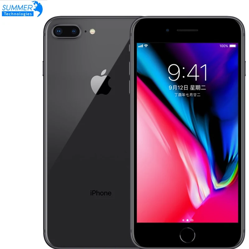 Unlocked Original Apple iPhone 8 Plus 3GB 64GB Used Mobile phone Cell phones 3GB RAM 64/256GB ROM 5.5' 12.0 MP iOS Hexa-core