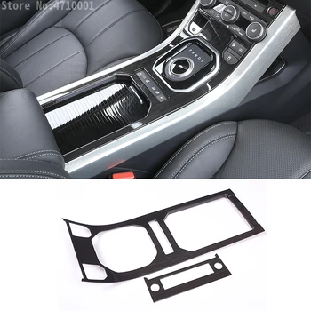 

ABS Chrome Car Center Console Gear Panel Decorative Cover Trim For Land Rover Range Rover Evoque 2012-2017 Car-Styling