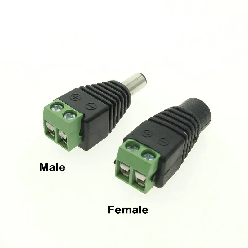 DC male&female power plug connector