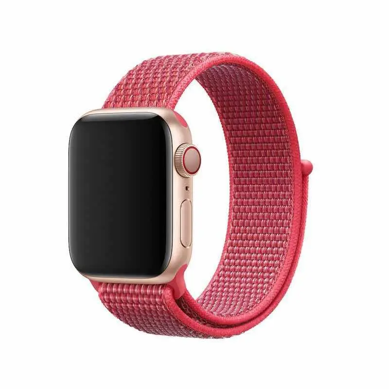 Новинка, цветной тканый нейлоновый спортивный ремешок для Apple Watch, 42 мм, 38 мм, 40 мм, 44 мм, мягкий браслет, ремешок для iWatch, серия 5, 4, 3, 2, 1