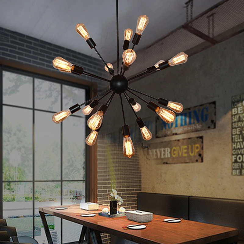 Us 49 91 38 Off E27 Edison Bulbs Vintage Loft Pendant Light 12 16 18 20 Head Sputnik Lamp Restaurant Bar Lights In Us 49 91 38 Off E27 Edison Bulbs Vintage Loft Pendant Light 12 16 18 20 Head Sputnik Lamp Restaurant Bar Lights In