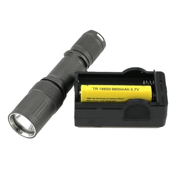 

CREE XM-L L2 5 Modes 2000 Lumens LED Flashlight Waterproof Tatical Mini Led Torch Light Lamp + 18650 Battery + Charger