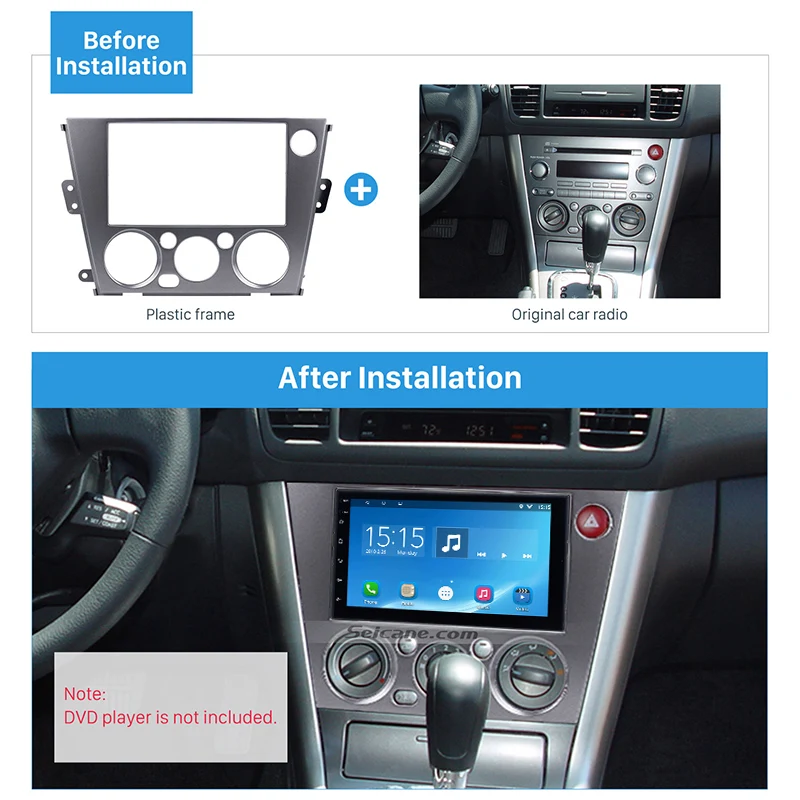 Seicane 2Din 178*100 Автомобильная Радио фасции рамка для Subaru Legacy/Outback левая рука тире отделка Установка комплект панель приборной панели автомобиля