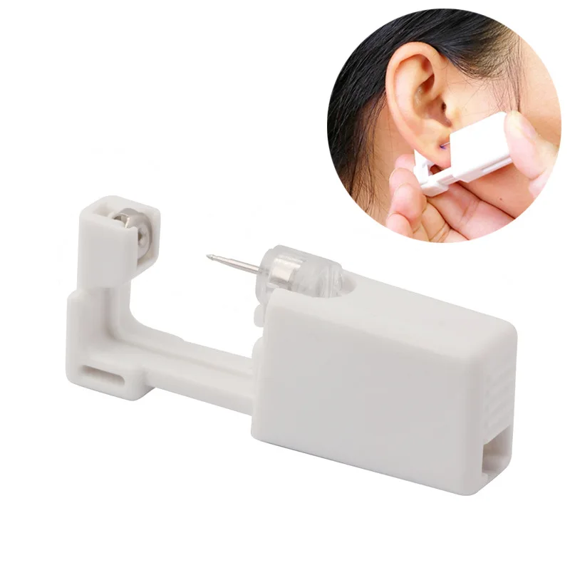 

Unit Sterlised Disposable Safety Ear Nose Piercing Device Machine Tools NO PAIN Piercer Tool Machine Kit Stud Painless Design