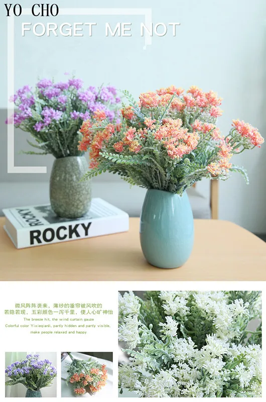 Milan thyrsiflorum flores artificiais 6