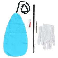 Yibuy набор для ухода за флейтой, чистящее украшение на одежду смазка для пробки отверток и перчаток, упаковка из 5