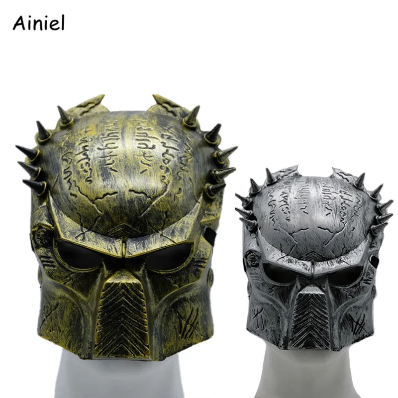 

Movie Predator Mask Helmet Halloween Cosplay Costume Scary Mask Adult Full Face Pvc Mask Horror Masquerade Fancy Dress Men Women