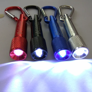 

201 New Mini Keychain Aluminum Flashlight Led Torch Lanterna Waterproof Outdoor Camping Military Tactics, Emergency Lighting