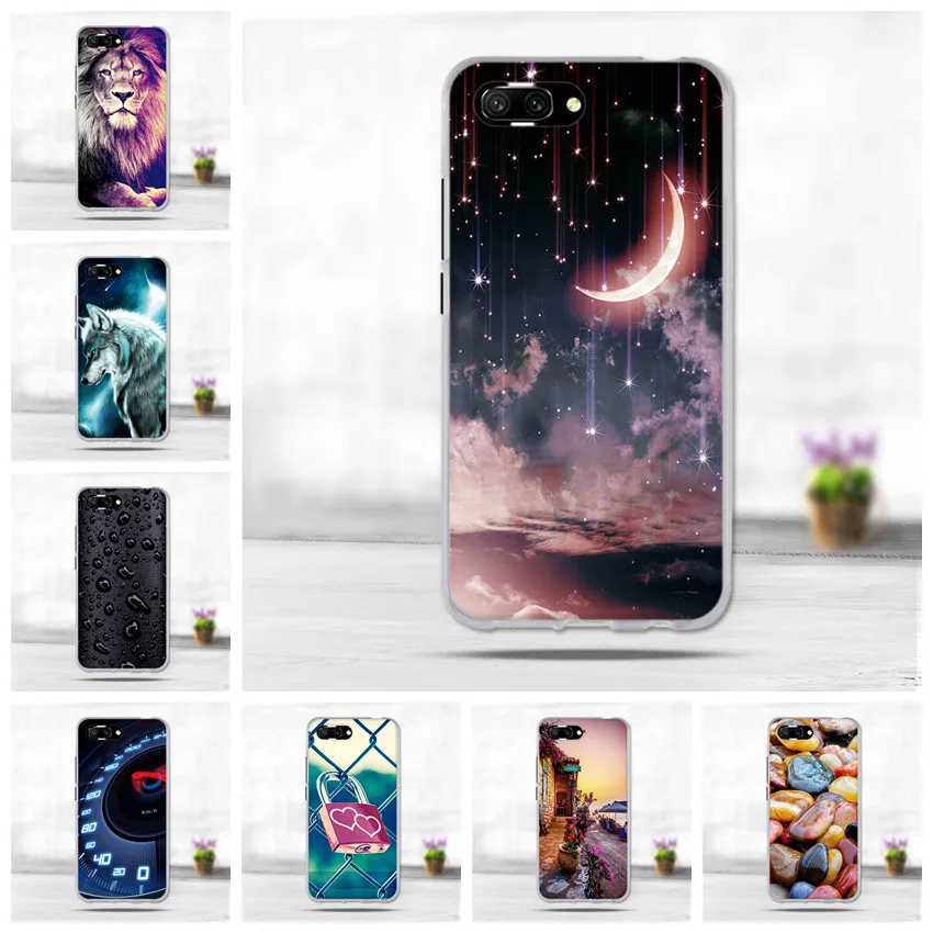 Силиконовый мягкий чехол 5 84 дюйма для Huawei Honor 10 защитный задняя крышка сумки |