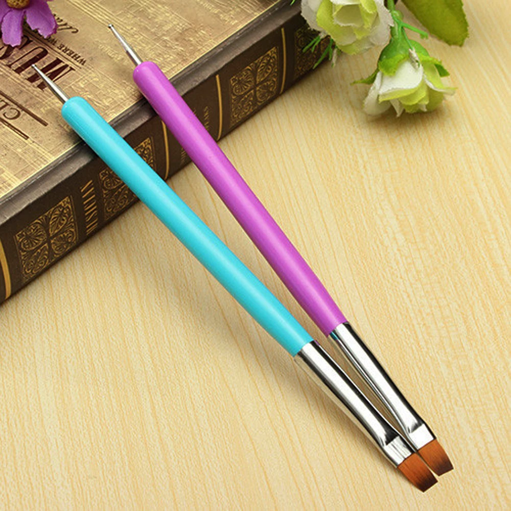 

1 PC Fashion Design Acrylic Nail Art Painting Pen Dotting Pencil UV Gel Liner Polish Brush DIY Beauty Manicure Tool