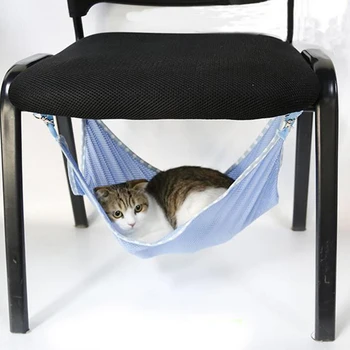 

Useful Cute Cats Summer Home hammock cataccessorie Portable Cats Pets Breathable Mesh Hammock Multifunction Cats Beds 3 Colors