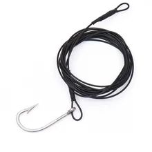 Из нержавеющей стали Акула крючки с 3 м стали линии для рыбалки