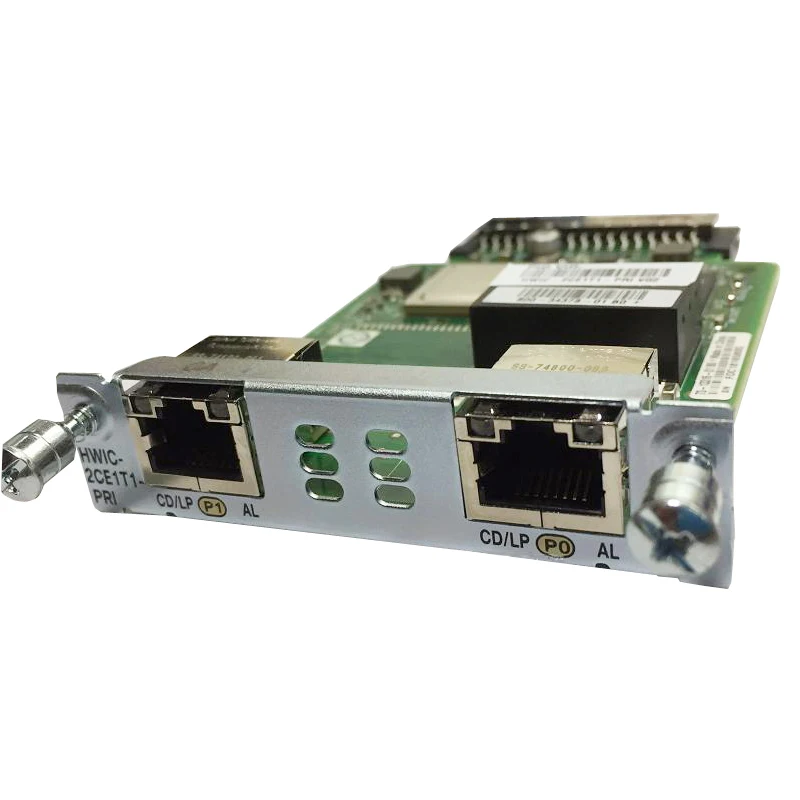 Fast ethernet hwic модуль HWIC-2CE1T1-PRI, СНГ CO 2 порт Channelized T1/E1 и ISDN PRI высокая скорость интерфейсной карты WAN