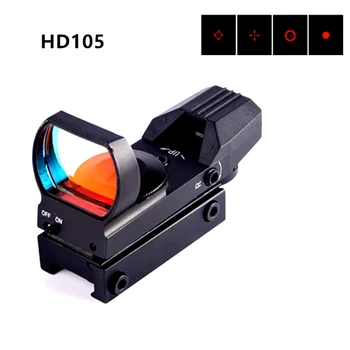 

20mm/11mm Holographic Red And Green Dot Tactical Riflescope Collimator Sight Multi Reticle Reflex Scope