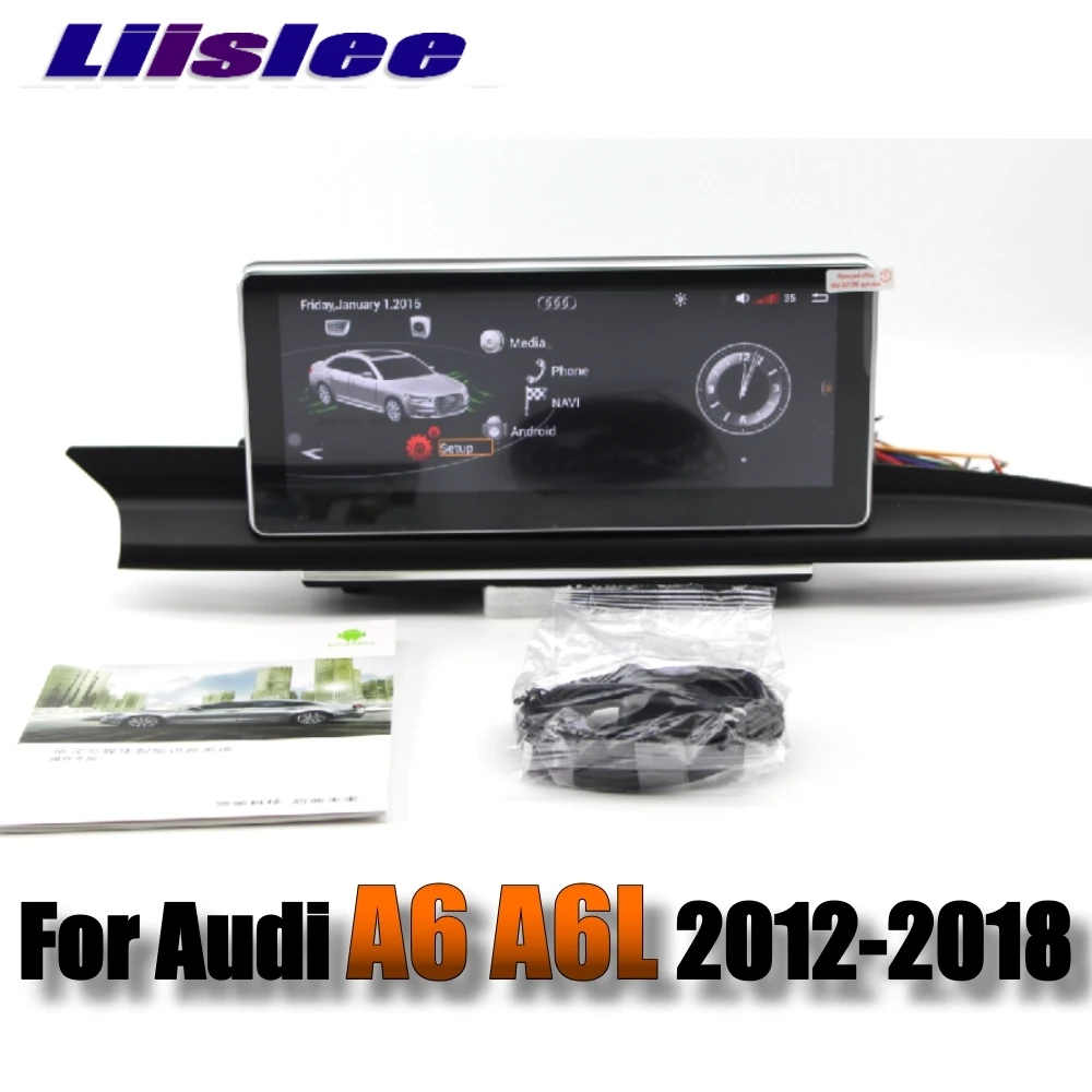 Liislee Car Multimedia Player NAVI For Audi A6 A6L S6 RS6 C7 4G 2012~2018 Original Car System Radio Stereo GPS Screen Navigation 7
