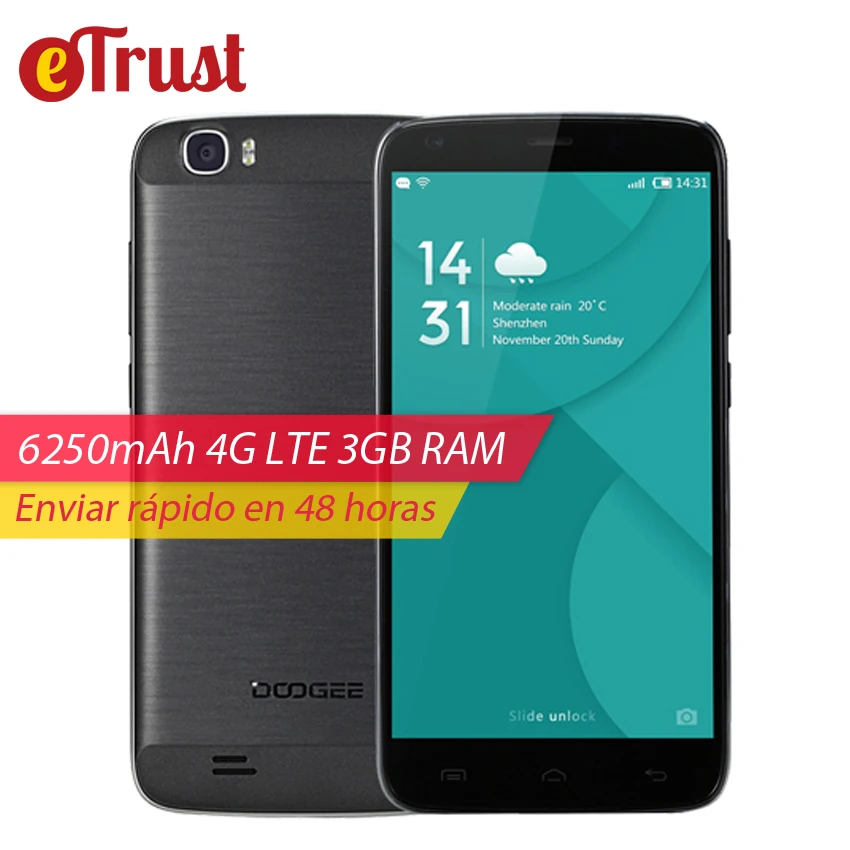 Цена за Doogee t6 pro мобильный телефон 4 г lte 5.5 дюймов hd 1280x720 mtk6753 Octa Ядро Android 6.0 3 ГБ RAM 32 ГБ ROM 13MP 6250 мАч Быстрое Зарядное Устройство Цена за Doogee t6 pro мобильный телефон 4 г lte 5.5 дюймов hd 1280x720 mtk6753 Octa Ядро Android 6.0 3 ГБ RAM 32 ГБ ROM 13MP 6250 мАч Быстрое Зарядное Устройство