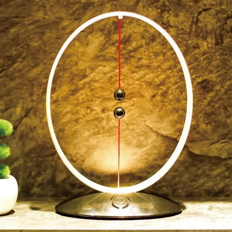 

2019 Hot Creative Design Magnetic Suspension Balance Lamp USB Charging LED Simple Smart Atmosphere LED Night Light