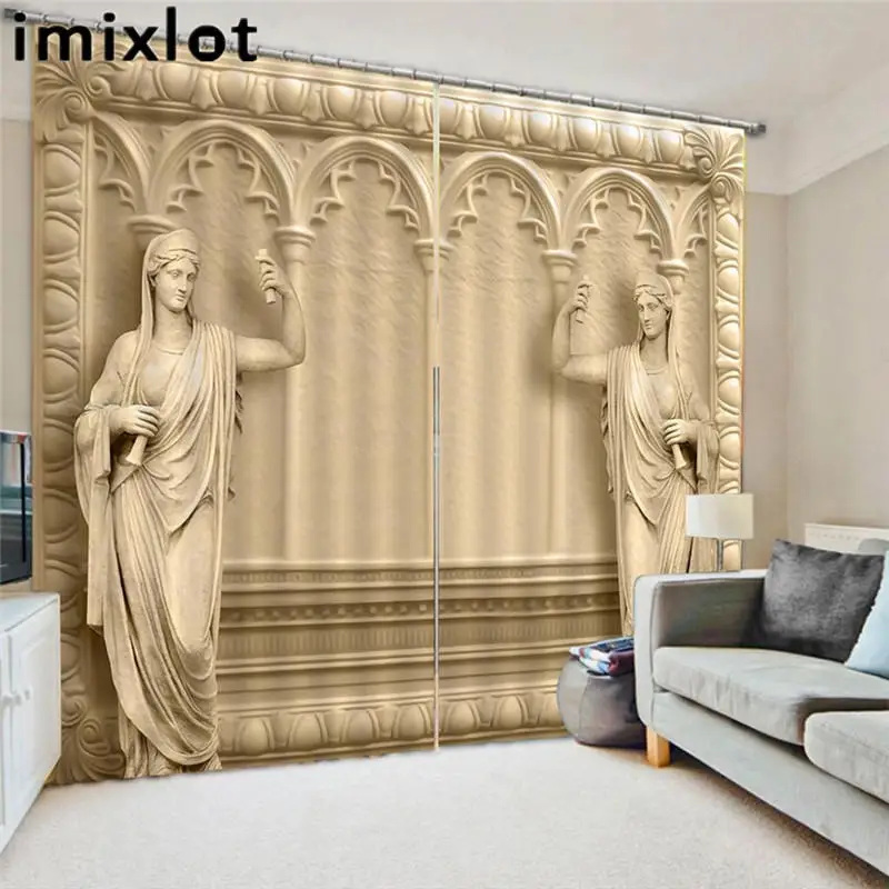 Imixlot 166*150 см, Затемненные занавески для спальни, гостиной, детской комнаты, с рисунком, занавески, оконные аксессуары