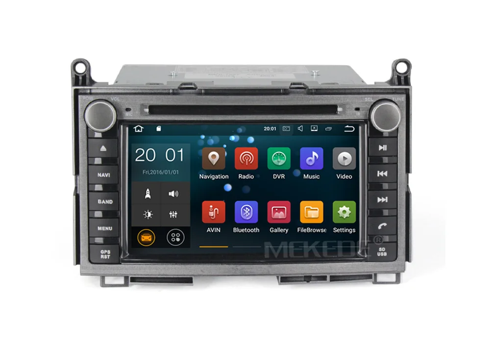 Cheap Quad Core 2G RAM 16G ROM Android 9.0 car dvd player GPS navigation Radio Stereo for toyota venza 2008-2014 with wifi BT 3G 7
