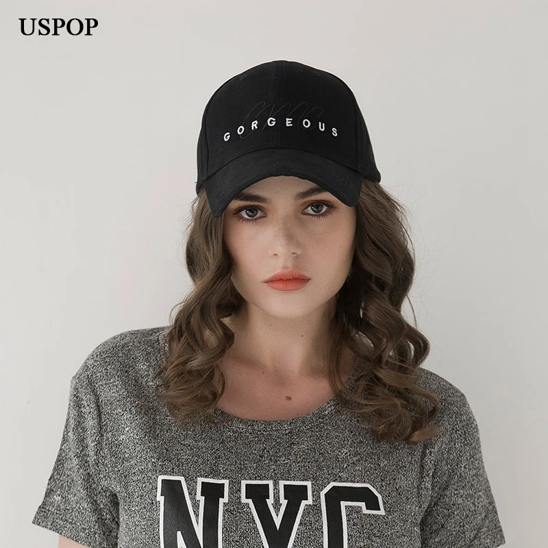 USPOP 2018 NEW baseball caps women cotton letter embroidery baseball