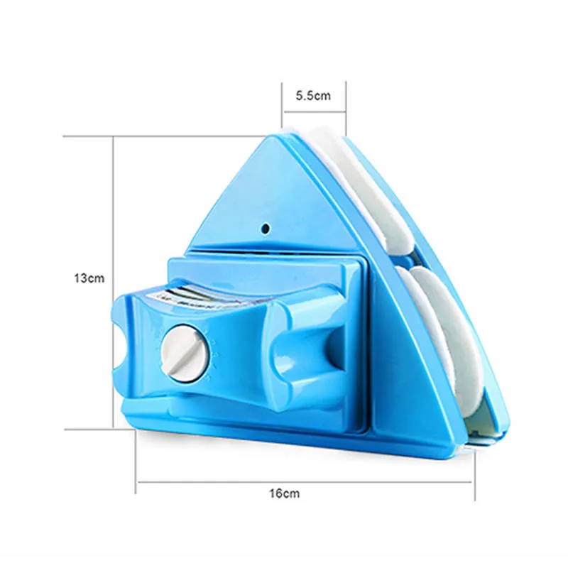 1 шт. Двухсторонняя щетка для чистки стекла Магнитный стеклоочиститель полезные поверхностные щетки магниты бытовые чистящие инструменты