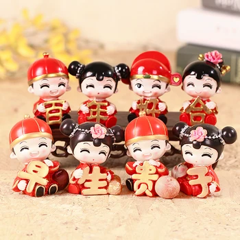 

Creative wedding dolls hanging feet couple dolls furnishings new wedding layout resin ornaments wedding gifts wholesale