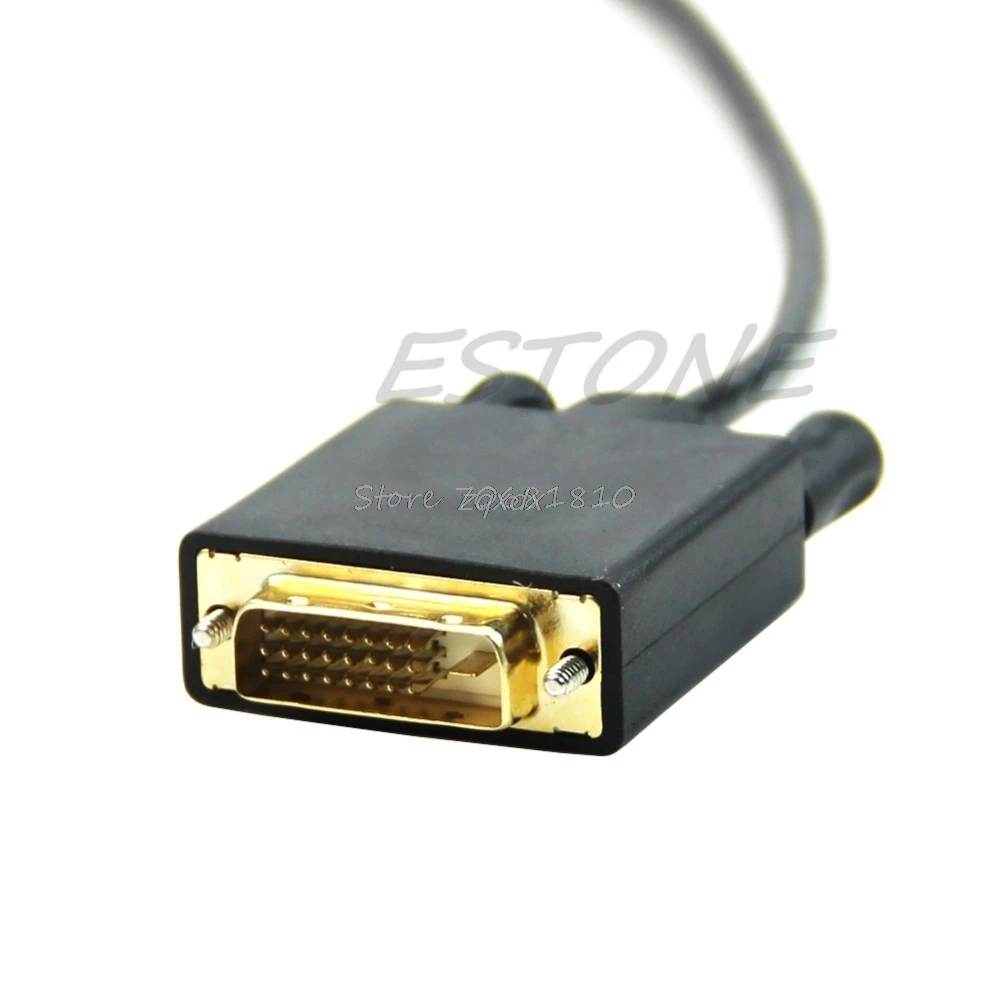 Дисплей Порт DP к DVI Dual Link 24+ 1 Pin Мужской Золотой соединительный кабель аудио/видео и Прямая поставка
