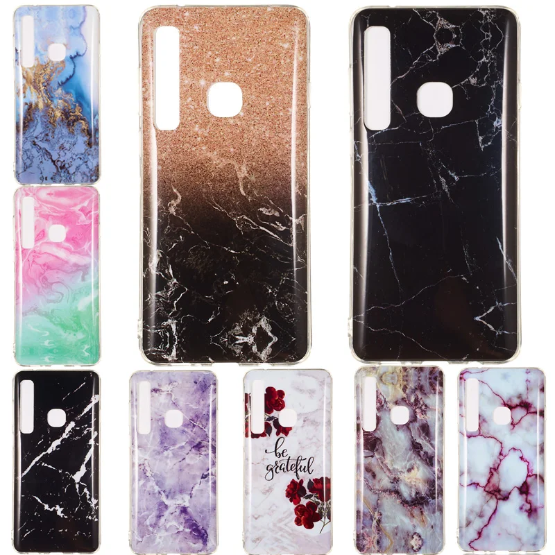 

For Samsung A9 2018 Case Soft Silicone Cover TPU Marble Phone Cases For Samsung Galaxy A9 2018 A920F A920 Protective Coque Cover