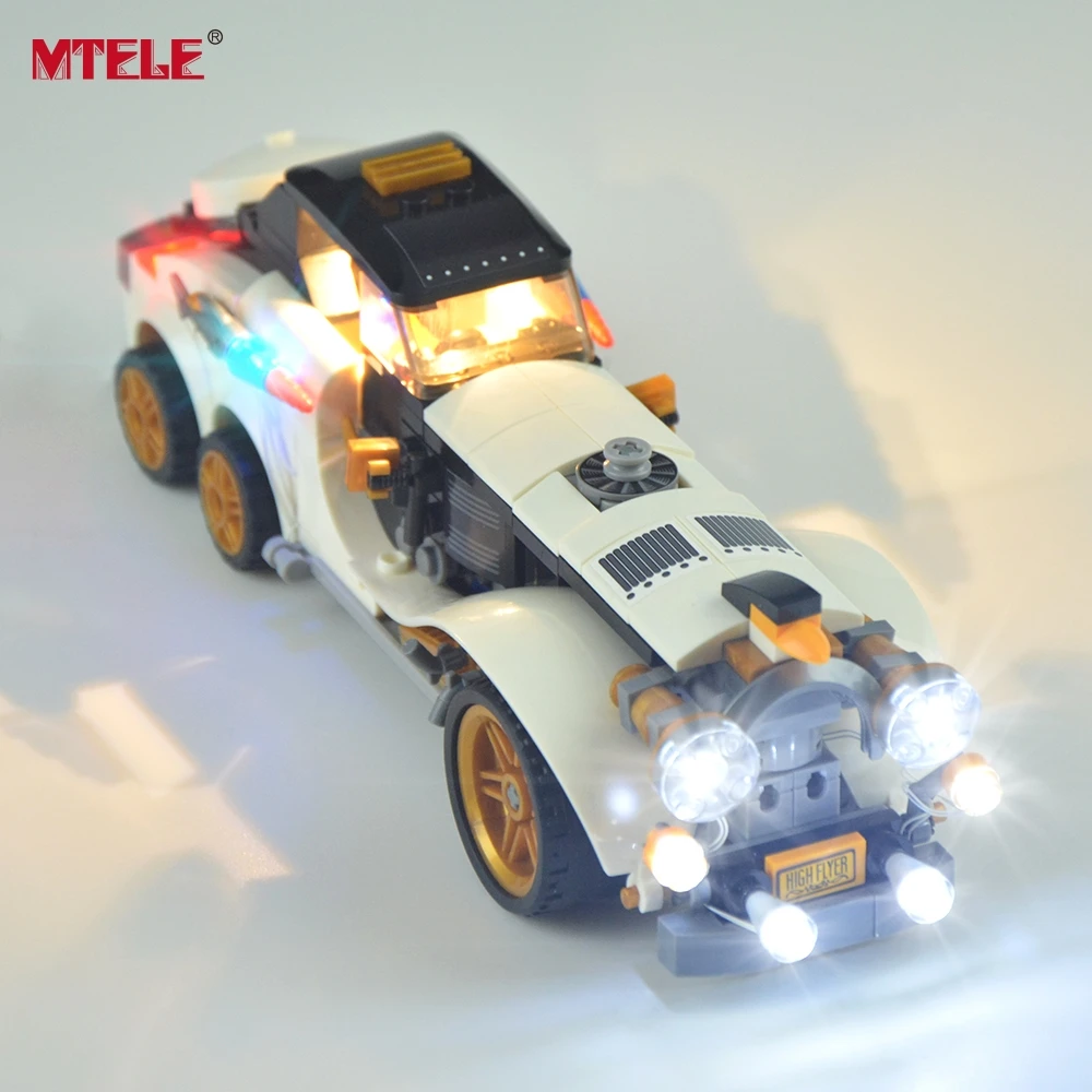 

MTELE Led Light Kit For Batman Movie The Penguin Arctic Roller Penguin Light Set Compatible With 70911 (Not Include The Model)